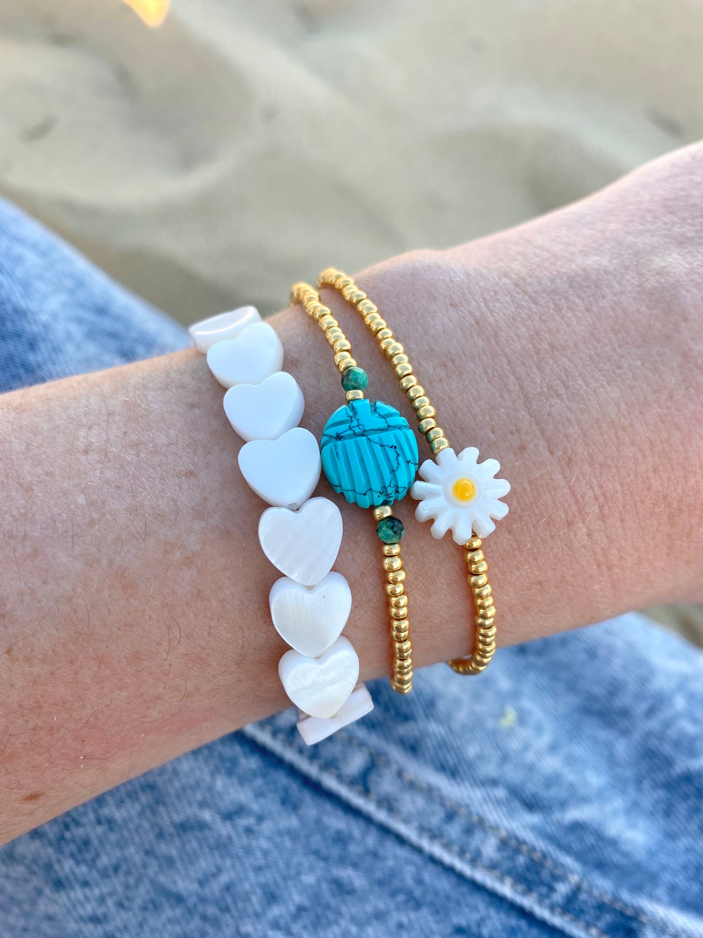 Scarabée turquoise