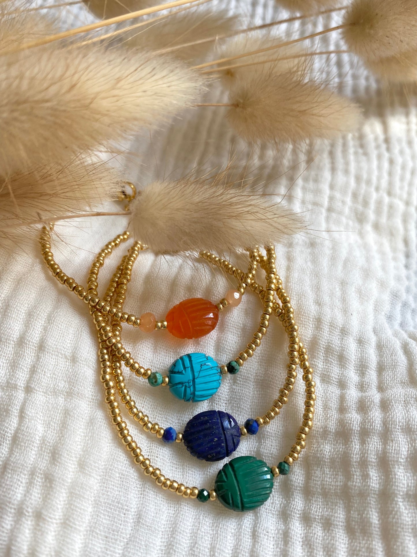 Scarabée turquoise